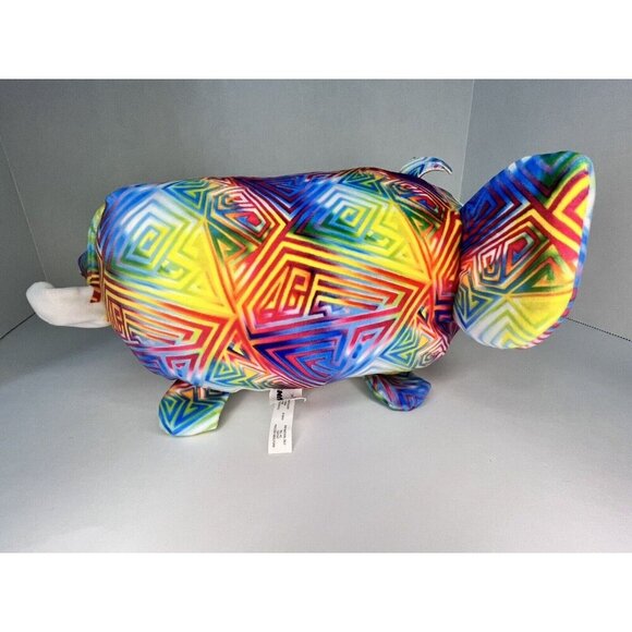 Bun Bun Rainbow Monkey Plush Stuffed Animal Stuffie - Picture 4 of 7